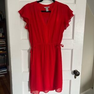 H&M red dress
